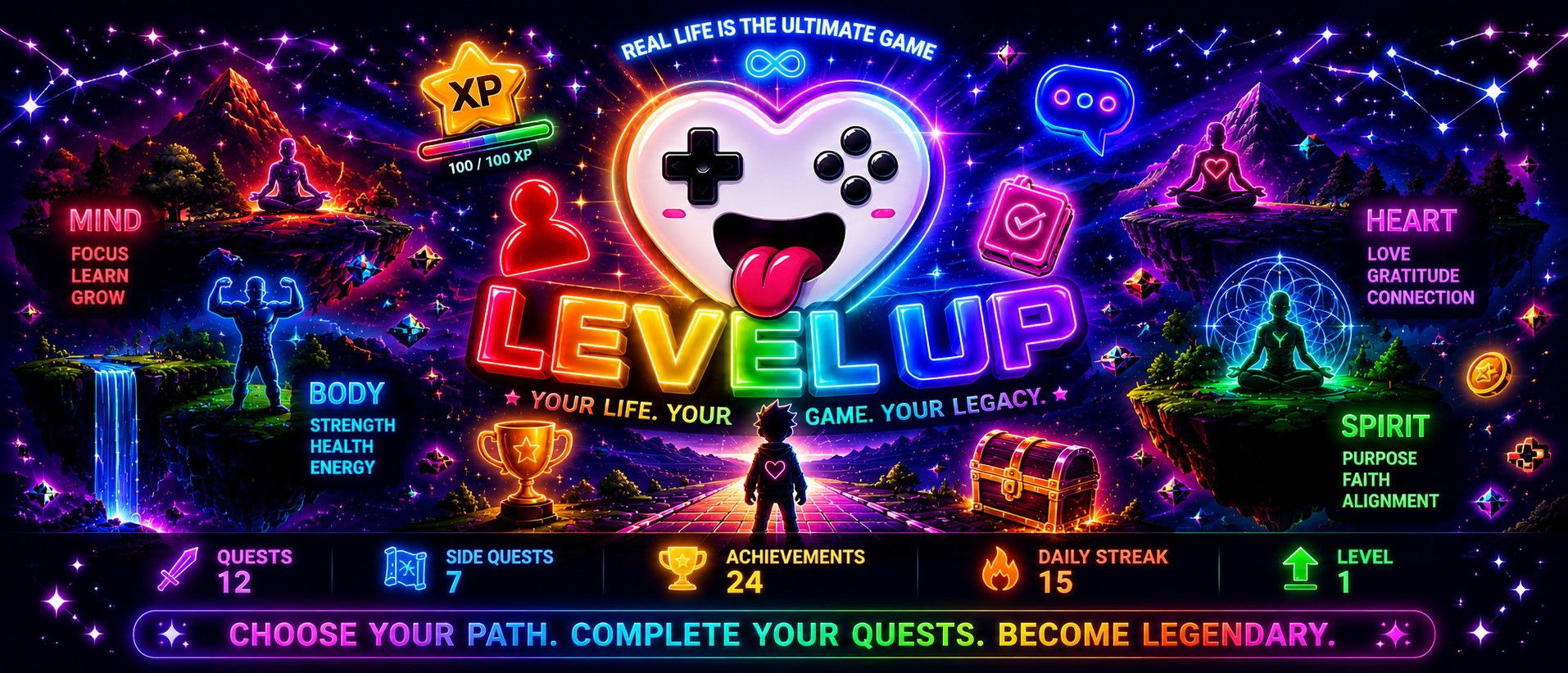 RLVG level up banner